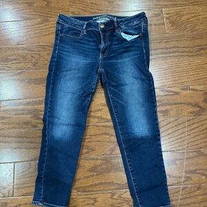 American Eagle Outfitters Women's Deep Indigo Skinny Jeans